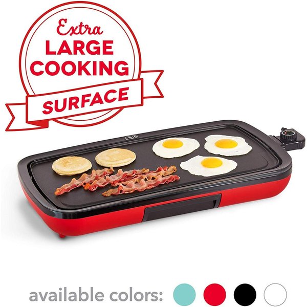 ダッシュ ホットプレート DASH DEG200GBRD01 電気 グリドル 20インチ レッド