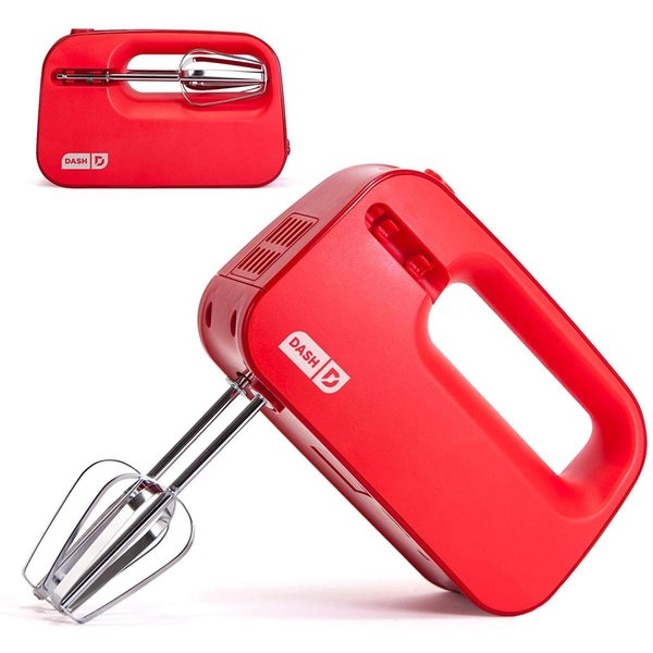 ダッシュ 電動ハンドミキサー DAS SHM01DSRD コンパクト 電気 3速 お菓子作り レッド|ダッシュ dash|ブランド