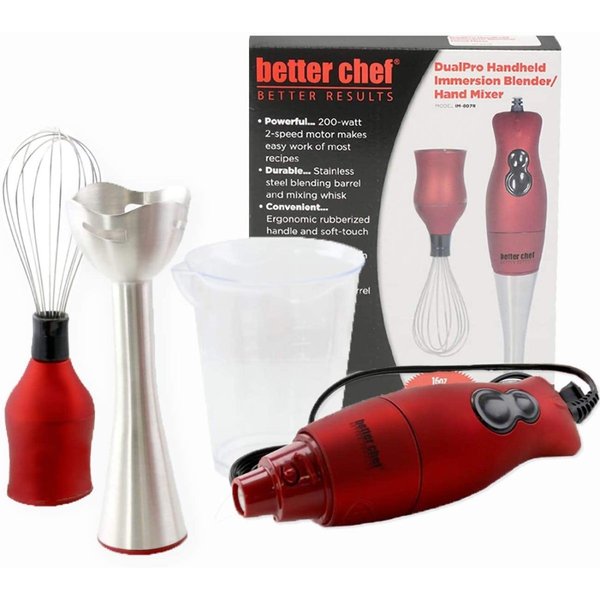 ベターシェフ ハンドブレンダー Better Chef 泡立て 多機能ブレンダー ミキサー|ミキサー|アメリカ調理家電：種類別