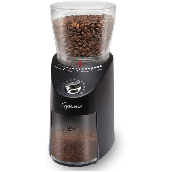 カプレッソ 電動コーヒーミル Capresso インフィニティプラスコニカルバリグラインダー| コーヒーメーカー|アメリカ調理家電：種類別