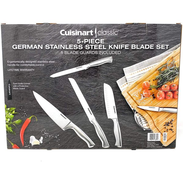 クイジナート カラーメタリックナイフセット Cuisinart 5PCステンレス