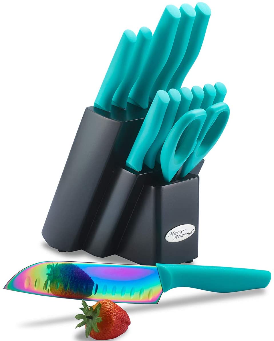 Marco Almond レインボーナイフセット 包丁セット Rainbow Titanium