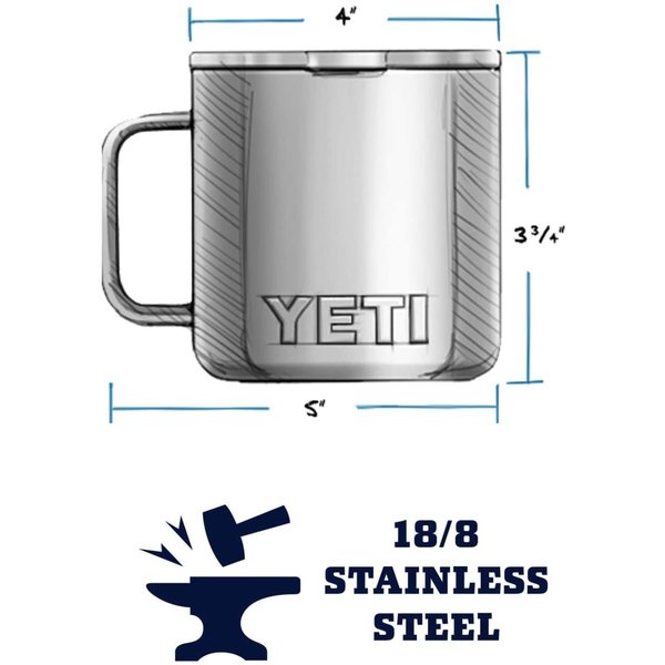 イエティ ランブラー 414ml マグカップ ステンレススチール YETI