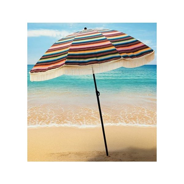 ビーチパラソル 軽量 バッグ付き 100％UVカット Las Brisas|アウトドア・キャンプ用品