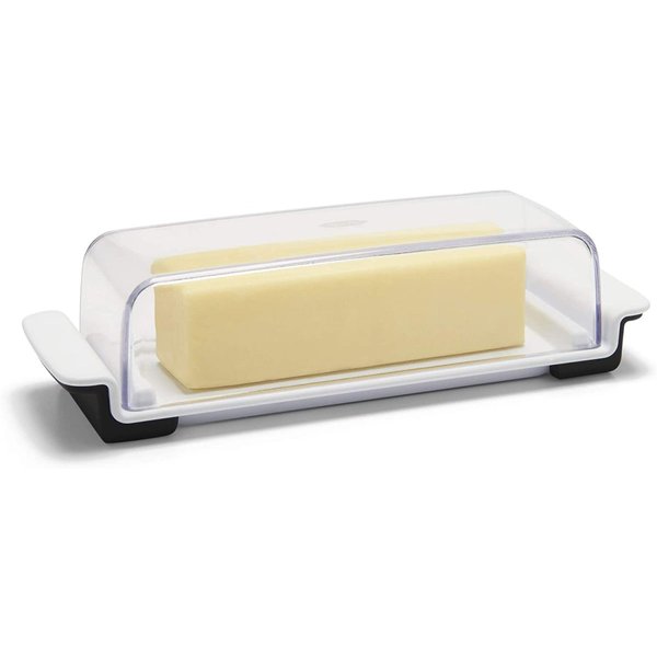 オクソー グッドグリップ バターディッシュ OXO バターケース 保存容器 ホワイト/クリア|キッチン雑貨|アメリカ調理家電：種類別