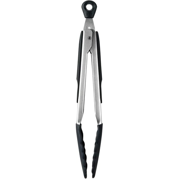 オクソー グッドグリップ 22.8センチ シリコンヘッドトング OXO ブラック|キッチン雑貨|アメリカ調理家電：種類別