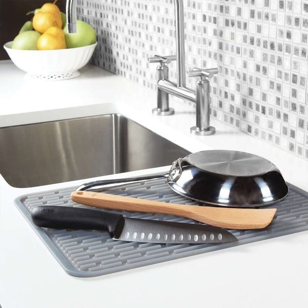 オクソー グッドグリップ シリコン ドライマット Lサイズ Oxo 水切りマット 食器乾燥 調理家電 キッチン雑貨 アメリカキッチン輸入プロ