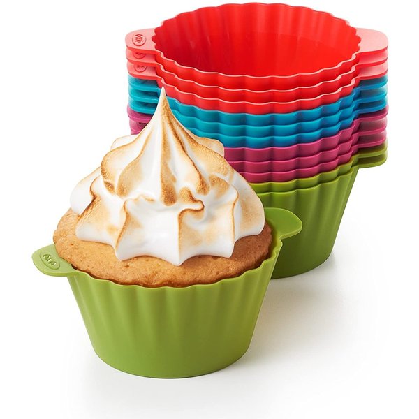 オクソー リユーザブル シリコンベーキングカップ 12ピース OXO カップケーキカップ|キッチン雑貨|アメリカ調理家電：種類別