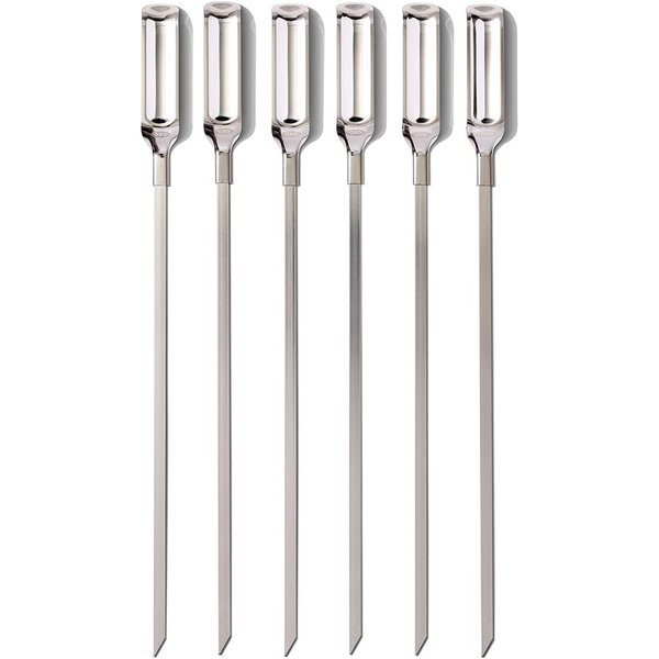 オクソー グッドグリップ ステンレススチール グリルスキュワー 6本セット OXO バーベキュー串|グリル|アメリカ調理家電：種類別
