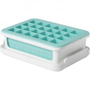 オクソー グッドグリップ シリコン スモールアイスキューブトレー OXO ライトブルー 製氷皿|キッチン雑貨|アメリカ調理家電：種類別