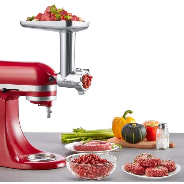 メタルフードグラインダーアタッチメント Gvode スタンドミキサー用