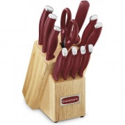 クイジナート ナイフブロックセット 12ピース Cuisinart C77SSR-12P レッド|キッチン雑貨|アメリカ調理家電：種類別