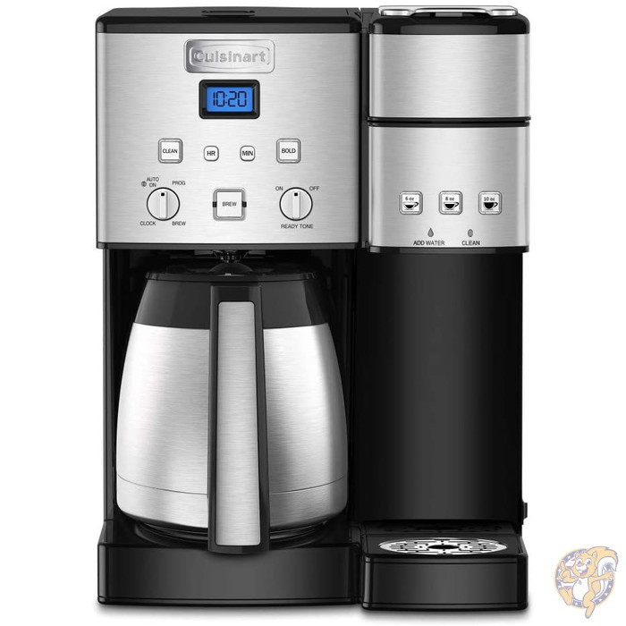 クイジナート 10カップサーマル＆シングルサーブコーヒーメーカー