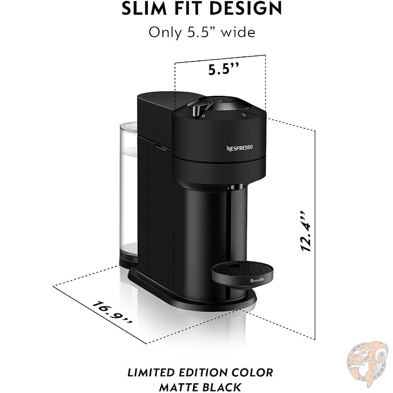 Breville ネスプレッソ BNV550MTB Vertuo エスプレッソマシーン ミルク
