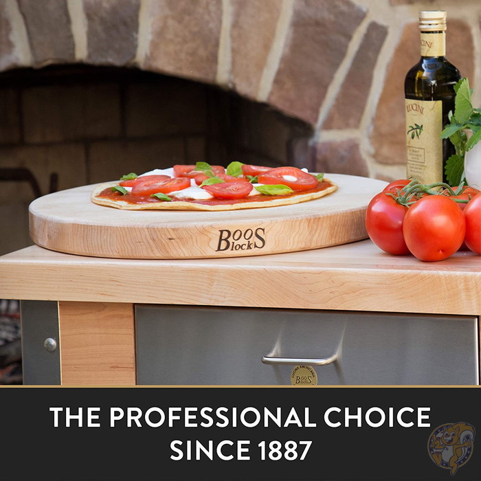 ジョンブース R18 メープルウッドカッティングボード 円形 John Boos