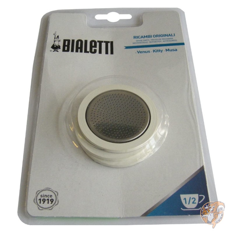 ビアレッティ Bialetti Venus ビーナス 1 2カップ パッキン3つ フィルター1つセット ステンレススチール 調理家電 キッチン雑貨 アメリカキッチン輸入プロ
