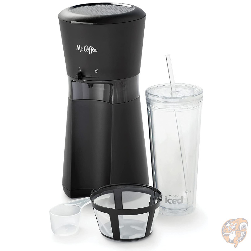 ミスターコーヒー Mr. Coffee アイスコーヒーメーカー タンブラー＆コーヒーフィルター付き ブラック 黒| コーヒーメーカー|アメリカ調理家電：種類別