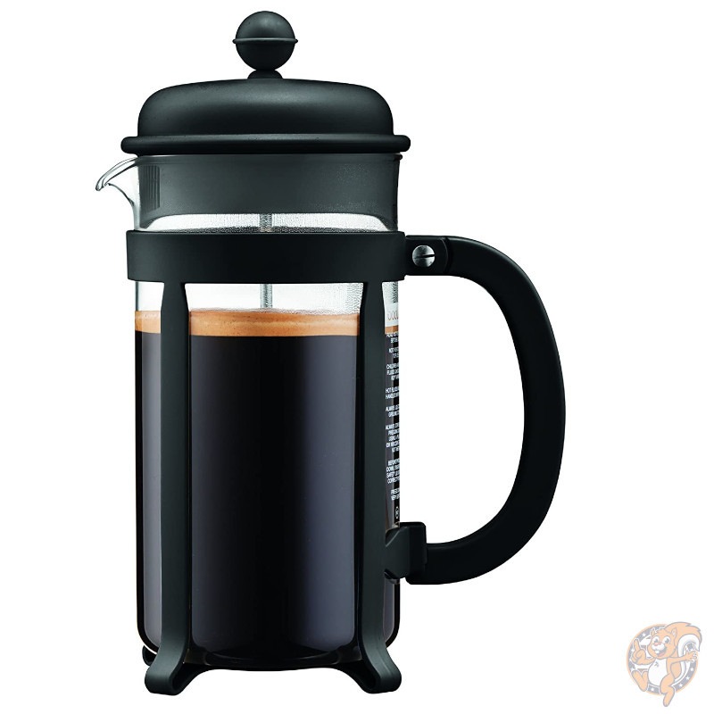 ボダム Bodum ジャヴァ Java フレンチプレス コーヒー＆紅茶メーカー 飛散防止カラフェ 1L ブラック| コーヒーメーカー|アメリカ調理家電：種類別