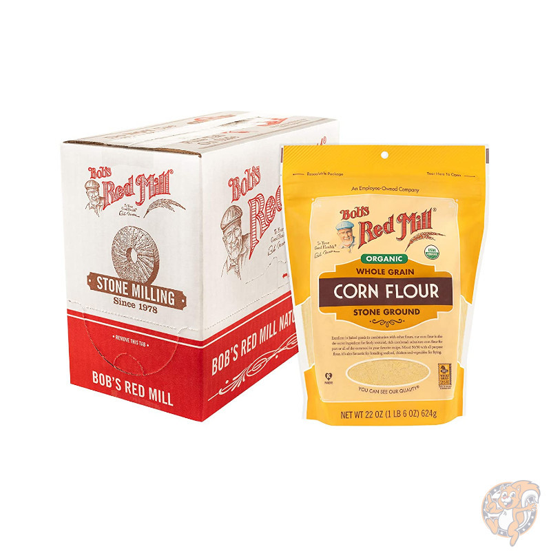 ボブズレッドミル Bob's Red Mill オーガニック コーンフラワー とうもろこし粉 624g（22オンス）×4袋|その他|アメリカ調理家電：種類別