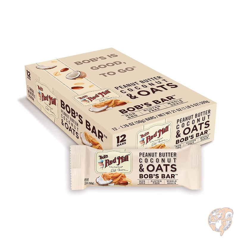 ボブズレッドミル Bob's Red Mill ピーナツバター ココナッツ オーツ Bob's Bar バー 12個入り|その他|アメリカ調理家電：種類別