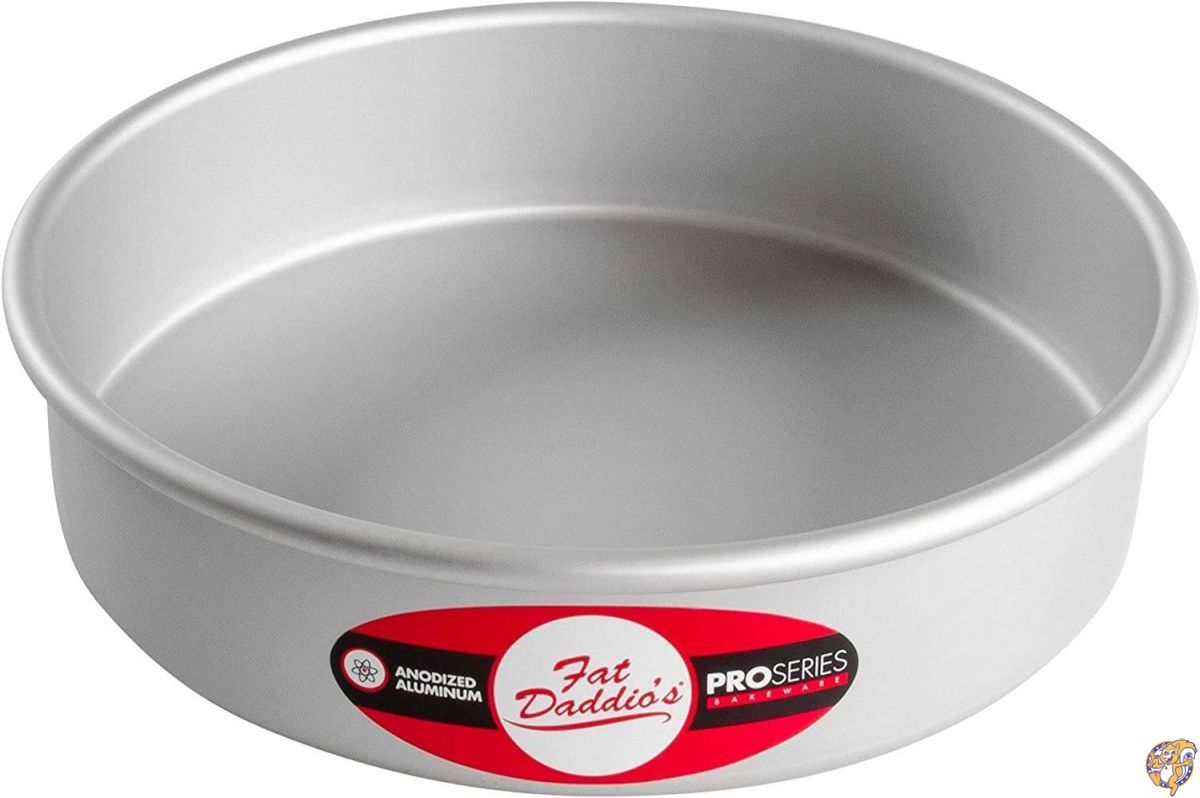 Fat Daddio's Anodized Aluminum Round Cake Pan, 8-Inch x 2-Inch by Fat Daddios [¹͢]