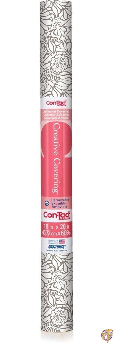 Con-Tact Brand Creative Covering Self-Adhesive Shelf and Drawer Liner, 18-Inches by 9-Feet, Batik Ta
