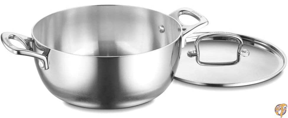 Cuisinart �ե������饷�å� 3�� ���ƥ�쥹 4-1/2�������� ���å������֥� ���С��դ�