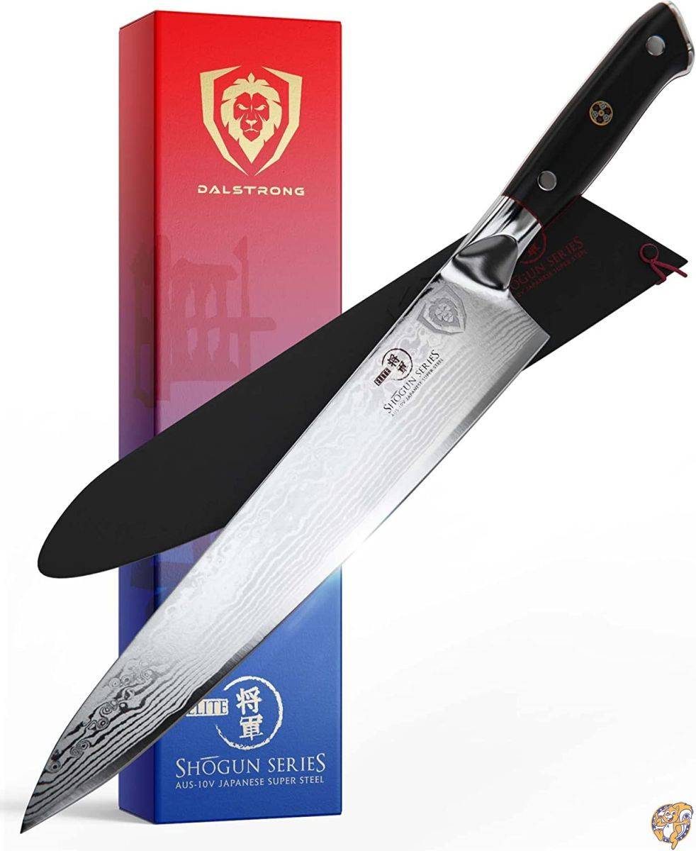 新品 Dalstrong 柳刃包丁 約27cm 日本製AUS-10V ダマスカス Dalstrong シェフナイフ - - 将軍シリーズ - ダマスカス - 非常に鋭利