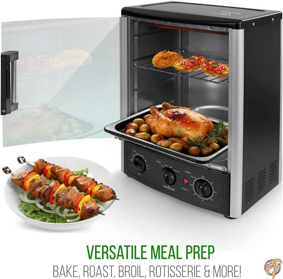 NutriChef PKRT97 Multi-Function Vertical Oven with Bake