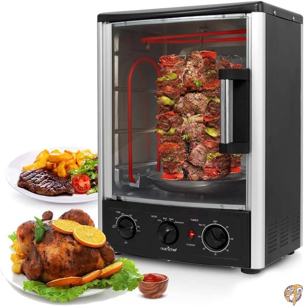 その他 NutriChef PKRT97 Multi-Function Vertical Oven with Bake, Rotisserie & Roast Cooking, N/A by NutriChef NutriChef PKRT97 Multi-Function Vertical Oven with Bake