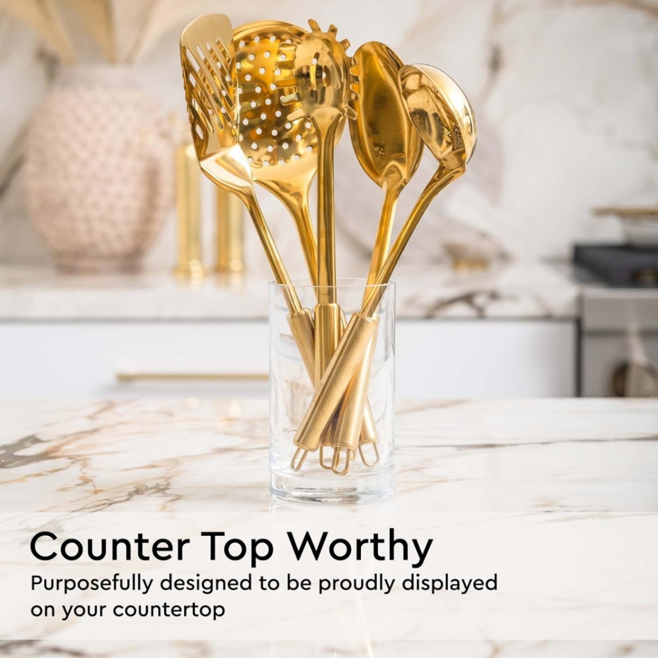 ゴールド/真鍮 キッチンツール モダン 調理用 サービング用 ステンレス