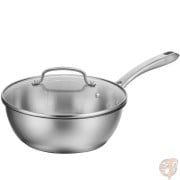 クイジナート Cuisinart 8335-24 シェフ フライパン鍋 蓋付き 3クオート（2.8L）ステンレス 深め パスタ 送料無料|鍋|アメリカ調理家電：種類別