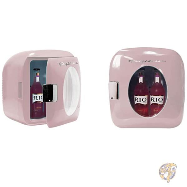 小型冷蔵庫 ドリンク用冷蔵庫 ピンク EFMIS462-PINK ミニサイズ