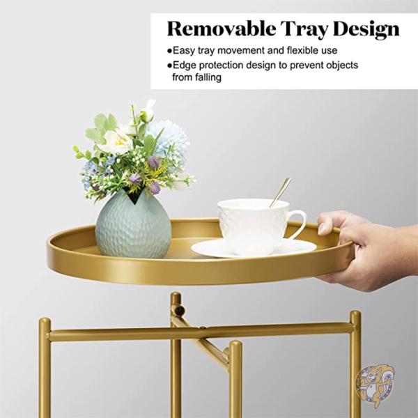 Danpinera ダンピネラ インテリア サイドテーブル ラウンドテーブル ゴールド 1000円⁄555円クーポン配信中danpinera ダンピネラ