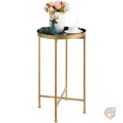 HollyHOME ホーリーホーム インテリア サイドテーブル ラウンドテーブル ゴールド & ネイビー ブルー HMTT-22BG|キッチン雑貨|アメリカ調理家電：種類別