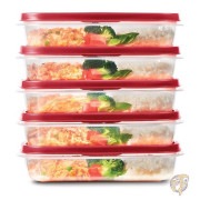 Rubbermaid ラバーメイド キッチン用品 フタ付き食品容器 赤 2140696|キッチン雑貨|アメリカ調理家電：種類別