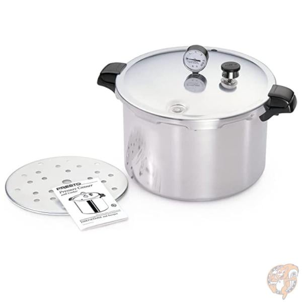 【未使用】PRESTO Pressure Canner アルミニウム 圧力鍋 プレスト Presto 16クオート（約15L） アルミニウム 圧力鍋