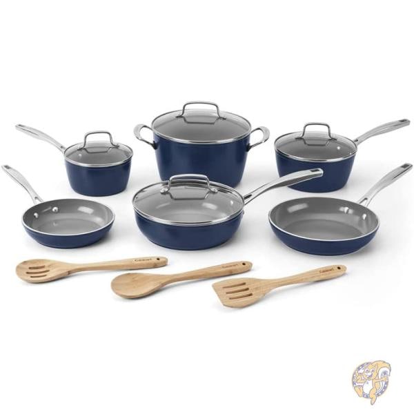 未使用　クイジナート Cuisinart 鍋　フライパン　7ピースセット Cuisinart クイジナート キッチン用品 調理器具 フライパン 鍋 セット