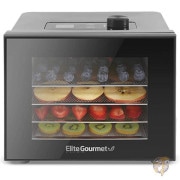 Elite Gourmet エリートグルメ キッチン用品 調理器具 食品乾燥機 ブラック EFD308|キッチン雑貨|アメリカ調理家電：種類別