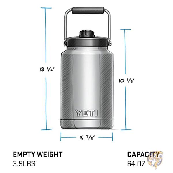 YETI ランブラー ジャグ RAMBLER HALF GALLON WATER JUG Canopy