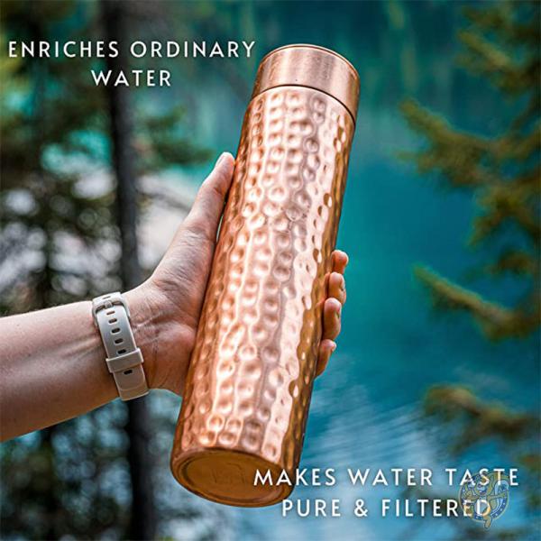 Kosdeg 銅製ウォーターボトル 17オンス ヴィンテージモダンデザイン 並行輸入 Kosdeg 銅製水筒 34オンス ヴィンテージ モダン デザイン