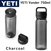 YETI プラスチック ウォーター ボトル イエティ YONDER 750 ML 水筒 ★チャコール Charcoal★ 軽量 漏れ防止|ボトル 水筒|アメリカ調理家電：種類別