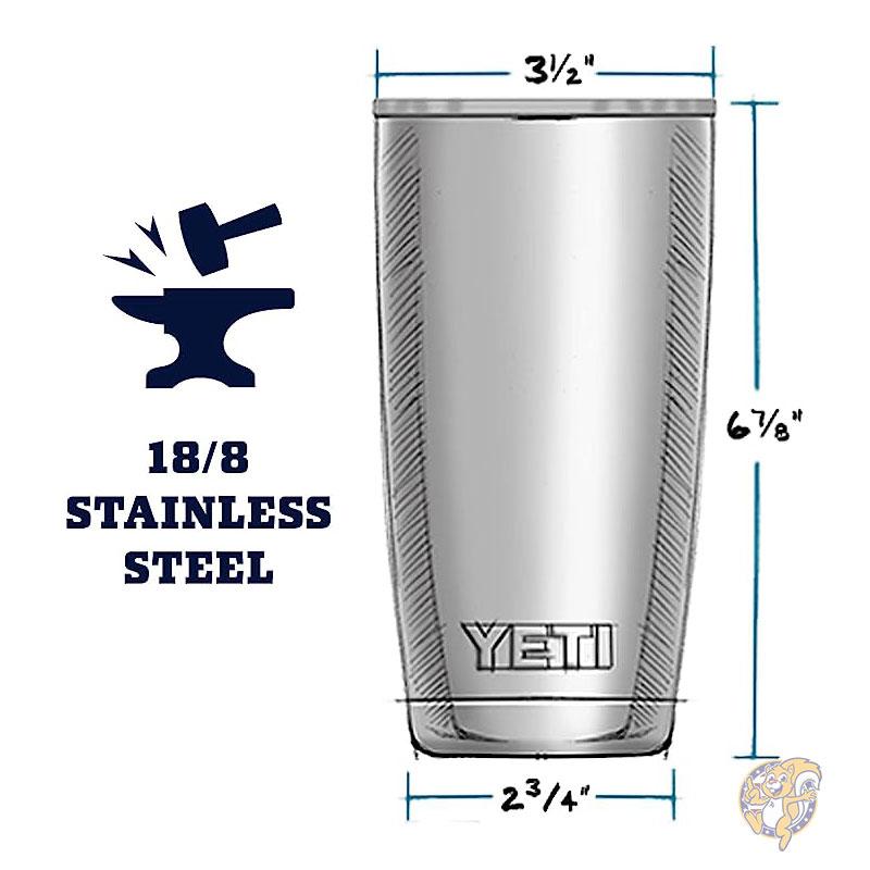 YETI イエティ ランブラー Rambler ステンレススチール