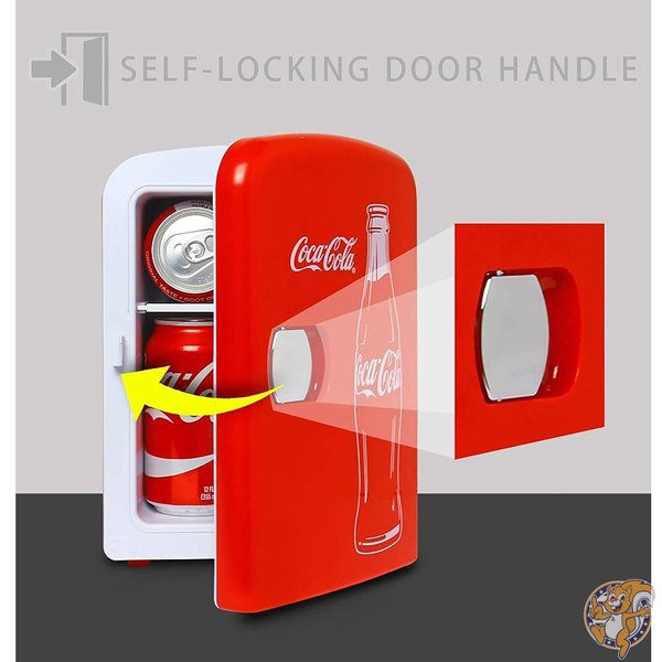 コカコーラ Coca-Cola ミニ冷蔵庫 6缶 クラシック 4L 持ち運び