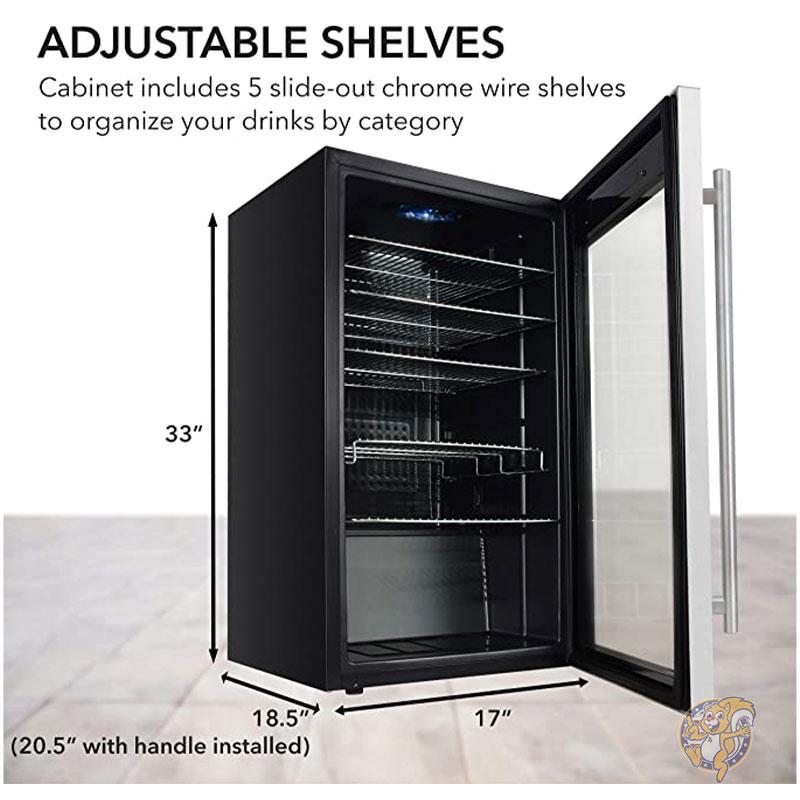 訳アリ　Whynter冷蔵庫 120缶用　BR130SB 訳アリ Whynter冷蔵庫 120缶用 BR130SB BR-130SB Bar Fridge
