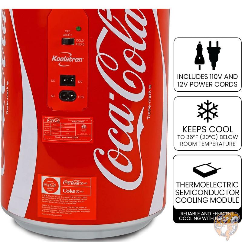Koolatron コカコーラ Coca-Cola 8缶 ミニ冷蔵庫 ポータブル