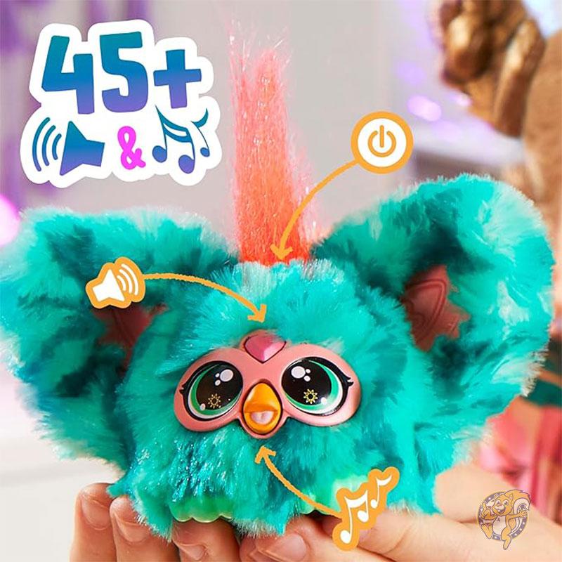 TOMY Furby 緑色 ぬいぐるみ 取扱説明書付き TOMY Furby 緑色
