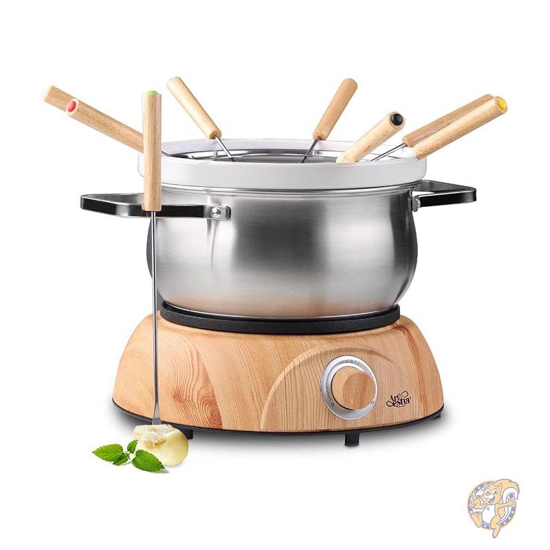 電気フォンデュポットセット チョコレート/チーズ用 1500W チーズ