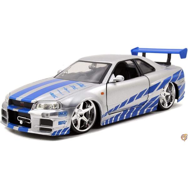 jada toys 1/24 FAST&FURIOUS ミニカーBRIAN'S NISSAN SKYLINE GT-R(R34) [並行輸入品] 送料無料