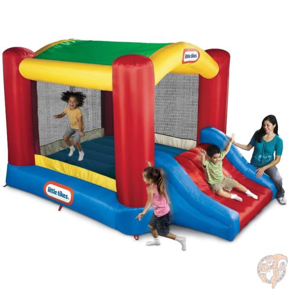 滑り台付きバウンスハウス 子ども向け遊具